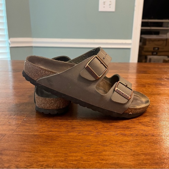 Birkenstock Arizona Oiled Leather dark gray size 36 ladies size 5 - Picture 1 of 13